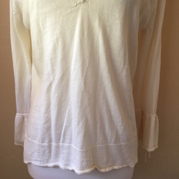 J. Crew V-Neck Sweater Merino Wool Medium - Picture 4 of 8